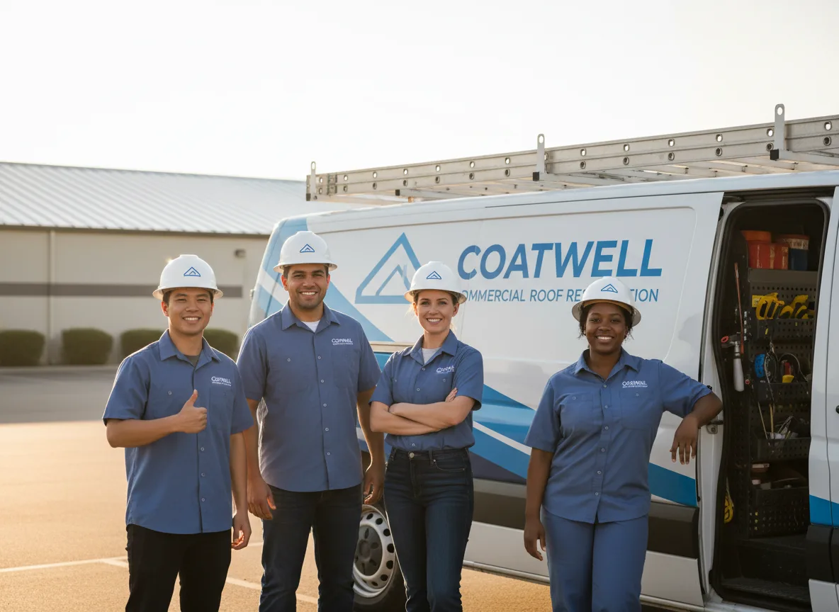 Commercial roof coating company in Marion, NY
